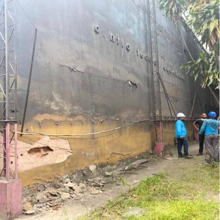 Projeto do Centro Técnico e Áudio Visual - Revitalização de Fachada